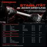 1x Antriebswelle Vorderachse Links für Citroën C8 EA EB Jumpy U6U Fiat Ulysse Peugeot 806 807