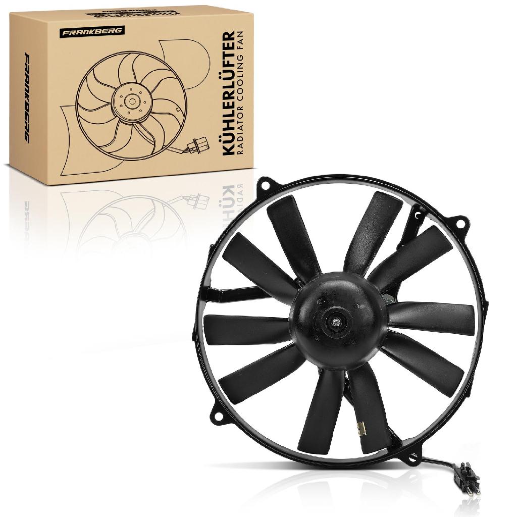 Frankberg 1x Motorkühller Einfachlüfter mit Kühlerlüfterrahmen Mercedes-Benz W124 C124 S124 W126
