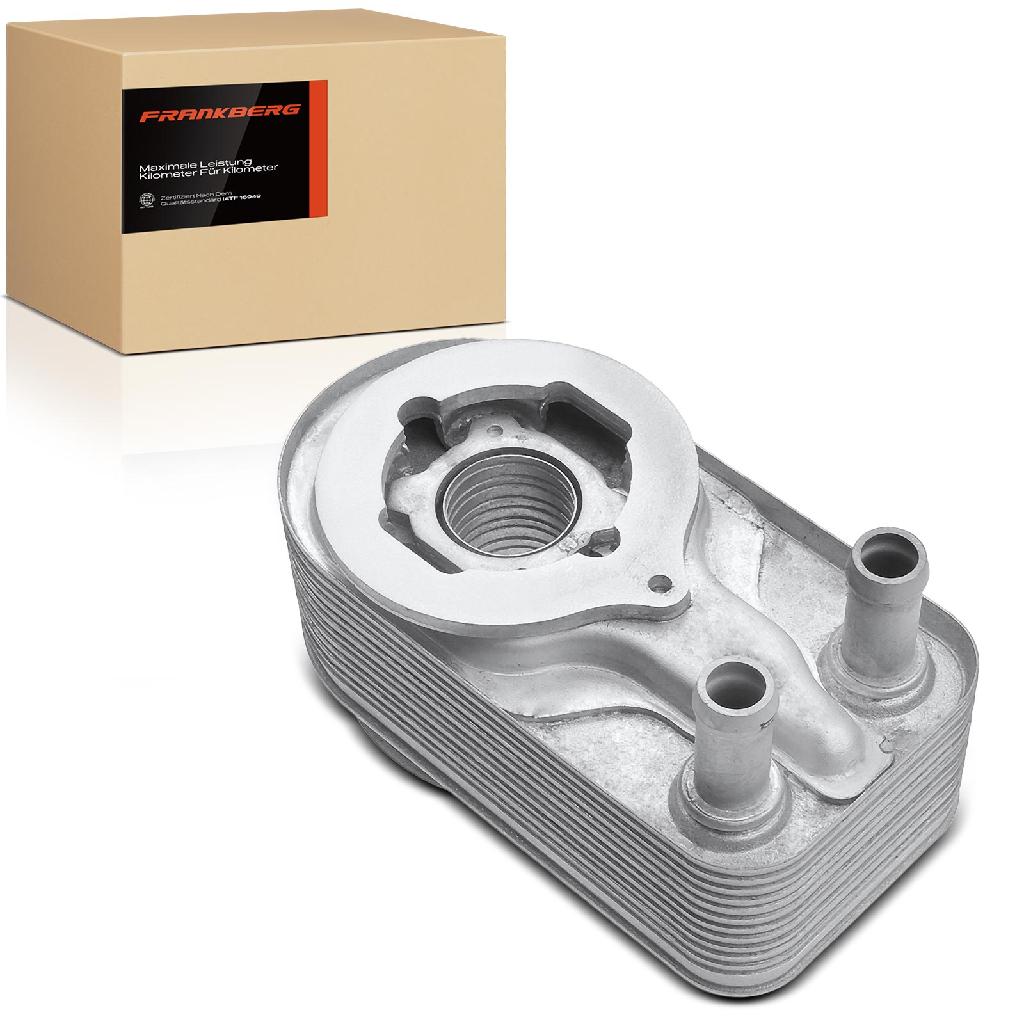 Frankberg 1x Ölkühler Motoröl für Renault Clio III BR0/1 CR0/1 KR0/1 Modus F/JP0 1.2L 2007-2021
