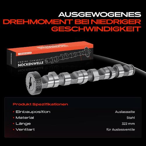 Frankberg 1x Nockenwelle für VW Passat 3B2-3B6 Audi A4 A6 A8 Skoda Superb I 2.5L 1997-2005 Bild Frankberg 1x Nockenwelle für VW Passat 3B2-3B6 Audi A4 A6 A8 Skoda Superb I 2.5L 1997-2005
