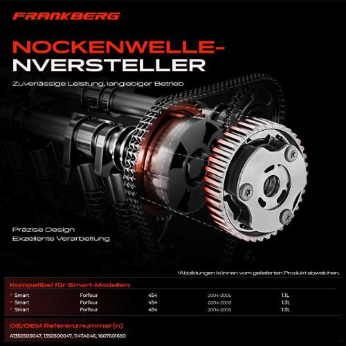 1x Nockenwellenversteller für Smart Forfour 454 1.1L 1.3L 1.5L Bild 1x Nockenwellenversteller für Smart Forfour 454 1.1L 1.3L 1.5L