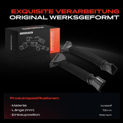 2x Ansaugschlauch, Luftfilter für Mercedes-Benz GL-Klasse X166 M-Klasse W166 Bild 2x Ansaugschlauch, Luftfilter für Mercedes-Benz GL-Klasse X166 M-Klasse W166