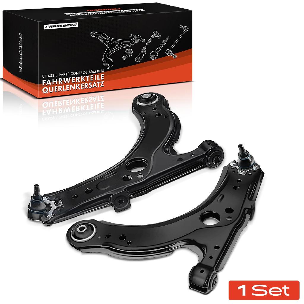 Frankberg 2x Querlenker Vorderachse für VW Bora Variant Golf IV New Beetle Cabriolet Audi A3 Seat Leon Toledo II