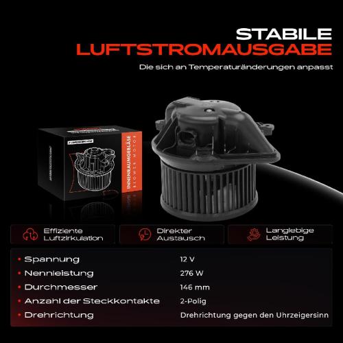 Frankberg 1x Gebläsemotor Innenraumgebläse für Opel Vivaro Renault Trafic II Bild Frankberg 1x Gebläsemotor Innenraumgebläse für Opel Vivaro Renault Trafic II