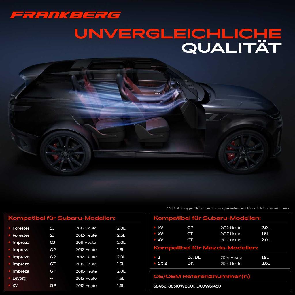 1x Magnetkupplung Klimakompressor für Mazda 2 CX-3 Subaru Forester Impreza XV GP GT