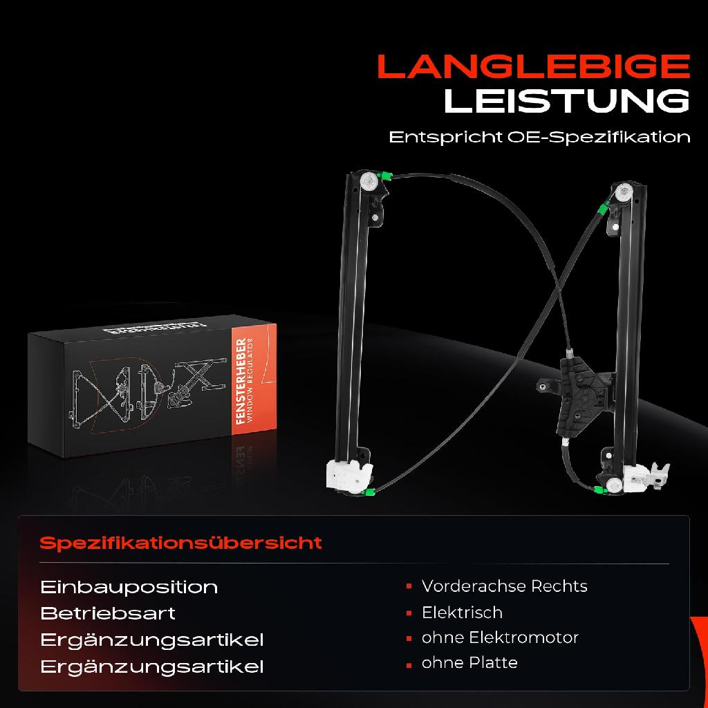 1x Fensterheber Vorne Rechts für Nissan Pathfinder R52 bj.ab 2013