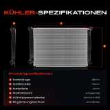 1x Kühler Wasserkühler Motorkühler für Audi A4 Avant Cabriolet 4.2L