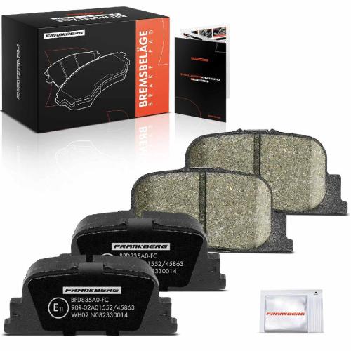 Frankberg 4x Bremsbeläge Hinterachse für Toyota Camry V2 2.2L 3.0L 1996-2002 Bild Frankberg 4x Bremsbeläge Hinterachse für Toyota Camry V2 2.2L 3.0L 1996-2002