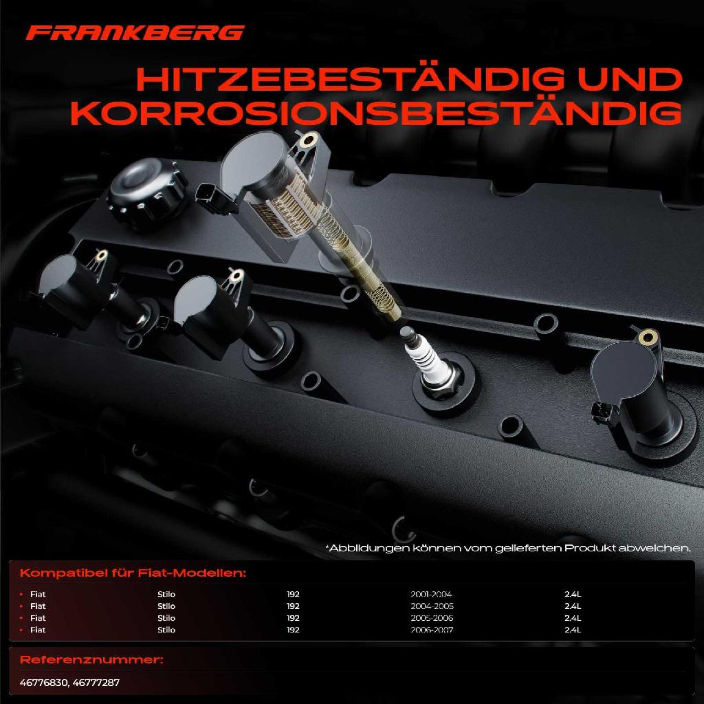5x Zündmodul Zündspule für Fiat Stilo 192 2.4L 2001-2007