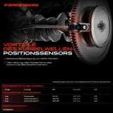 1x Kurbelwellensensor Impulsgeber für Dodge Durango Jeep Commander Grand Cherokee II/III 1999-2010