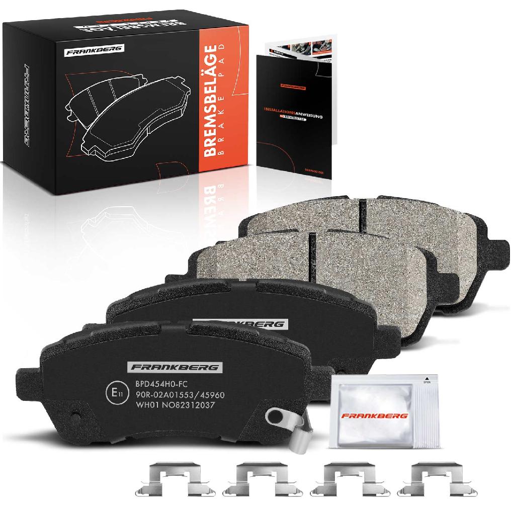 Frankberg 4x Bremsbeläge Vorderachse für Ford Fiesta Stufenheck VI Van KA CB1 CCN 2008-2025