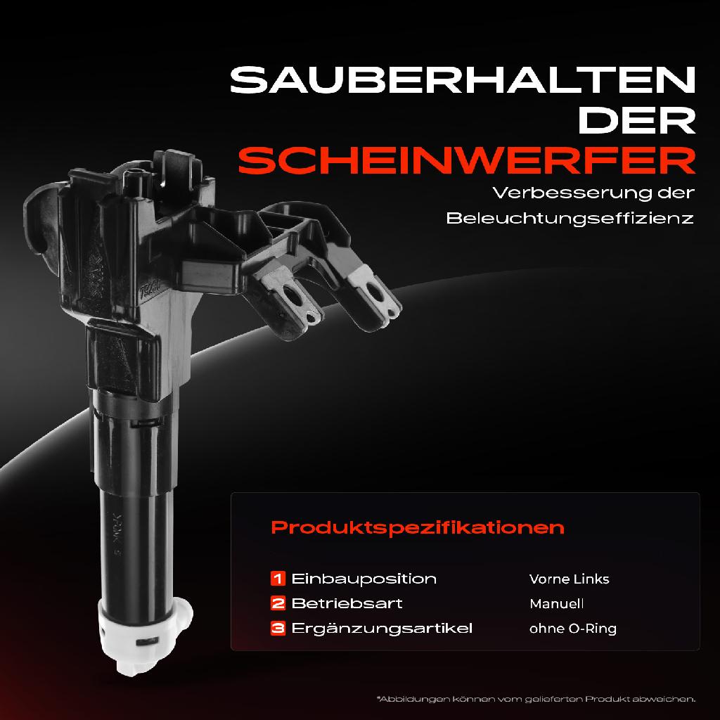 1x Scheinwerferreinigung Waschwasserdüse Vorne Links für Toyota RAV 4 A3 2005-2013