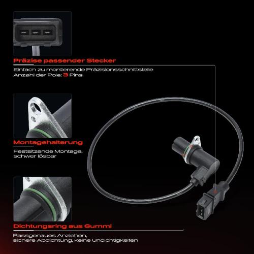 1x Kurbelwellensensor Impulsgeber für VW Golf III 1H Passat 35I Sharan Seat Alhambra Ibiza II Bild 1x Kurbelwellensensor Impulsgeber für VW Golf III 1H Passat 35I Sharan Seat Alhambra Ibiza II