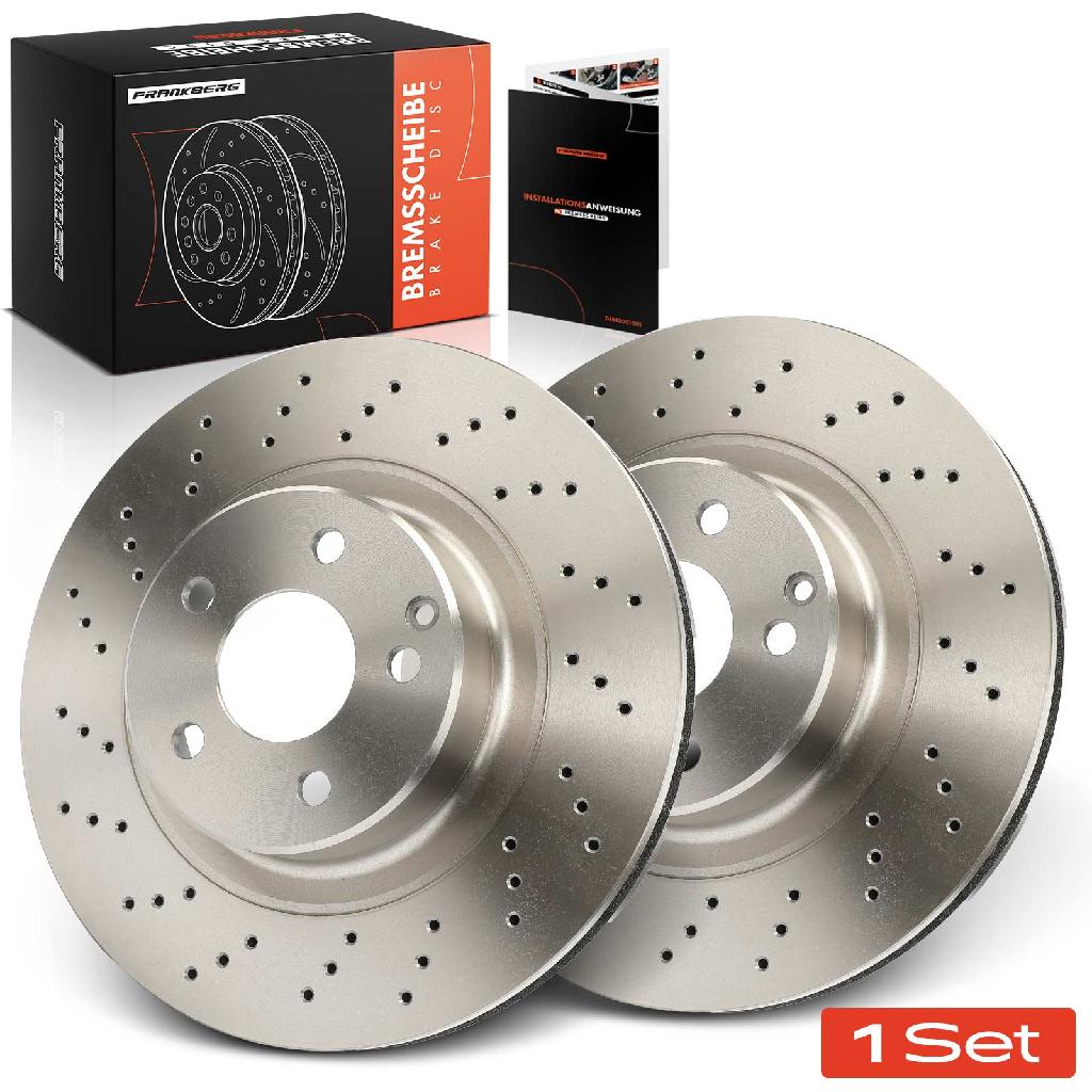 2x Bremsscheiben Vorderachse für Mercedes-Benz S-Klasse Coupe V220 W220 C215 1998-2006