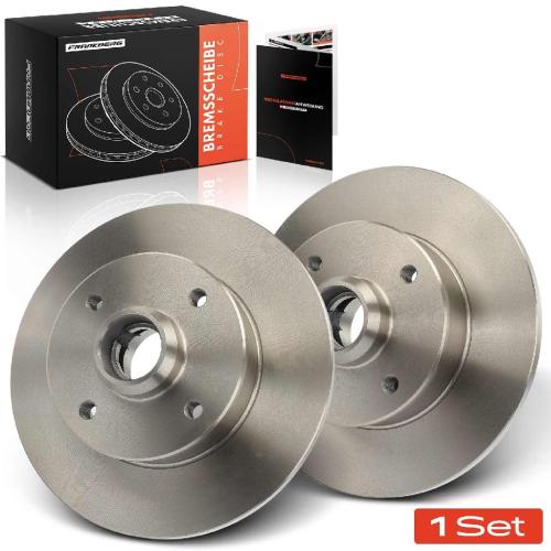 2x Bremsscheiben Hinterachse für VW Corrado Golf Van III Cabriolet IV Jetta Passat Variant Polo Classic Bild 2x Bremsscheiben Hinterachse für VW Corrado Golf Van III Cabriolet IV Jetta Passat Variant Polo Classic