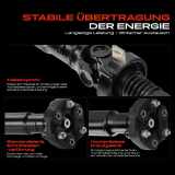 1x Kardanwelle Gelenkwelle Hinterachse für BMW 5er Gran Turismo F07 7er F01 F02 F03 F04 4.4L 2008-2017