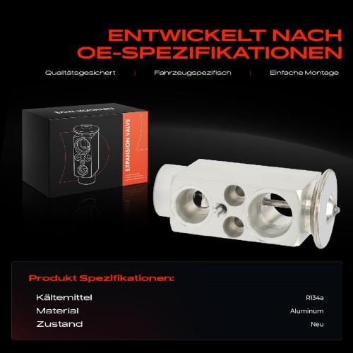 1x Expansionsventil Klimaanlage für BMW 5ER M5 E60 E61 6ER M6 E63 E64 2007-2008 Bild 1x Expansionsventil Klimaanlage für BMW 5ER M5 E60 E61 6ER M6 E63 E64 2007-2008