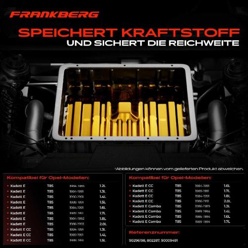 1x Kraftstofftank Kraftstoffbehälter für Opel Kadett E T85 1.2L-2.0L Bild 1x Kraftstofftank Kraftstoffbehälter für Opel Kadett E T85 1.2L-2.0L