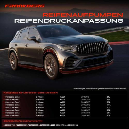1x Luftfederung Kompressor für Mercedes-Benz S-Klasse W221 2005-2016 Bild 1x Luftfederung Kompressor für Mercedes-Benz S-Klasse W221 2005-2016