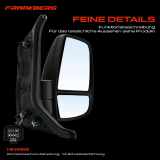 1x Außenspiegel Rechts für Ford Transit V363 Bus Transit Kasten FAD FBD FCD FDD