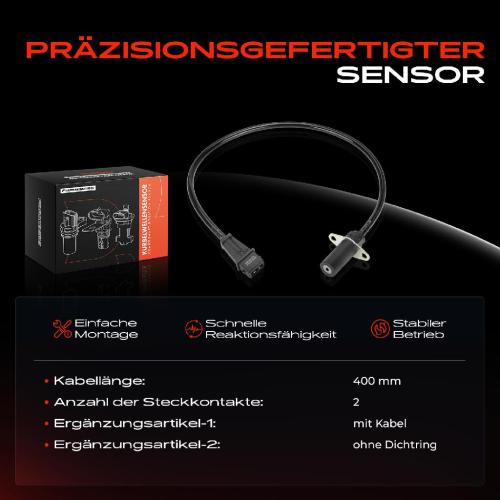 1x Kurbelwellensensor Impulsgeber für Citroën Jumper Fiat Croma Ducato Uno Regata Bild 1x Kurbelwellensensor Impulsgeber für Citroën Jumper Fiat Croma Ducato Uno Regata