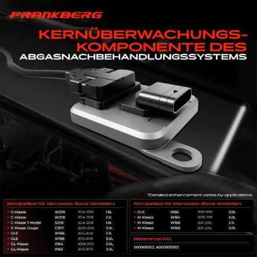 1x Nox Sensor Nitrogen Oxide Lamdasonde Katalysator für Mercedes-Benz C-Klasse E-Klasse GL-Klasse Bild 1x Nox Sensor Nitrogen Oxide Lamdasonde Katalysator für Mercedes-Benz C-Klasse E-Klasse GL-Klasse