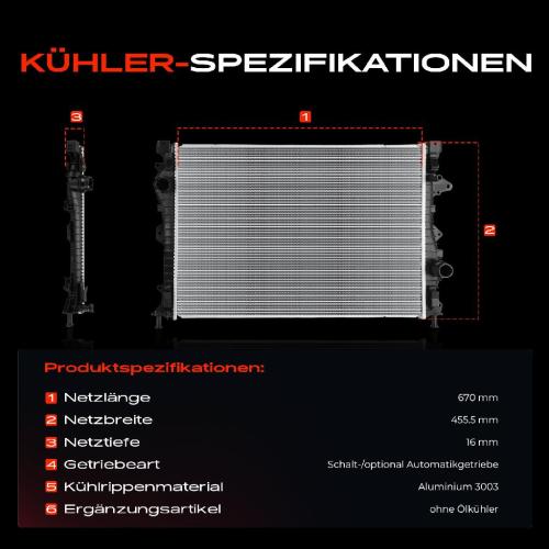 1x Kühler Wasserkühler Motorkühler für Land Rover Discovery Sport L550 Range Rover Evoque L538 Bild 1x Kühler Wasserkühler Motorkühler für Land Rover Discovery Sport L550 Range Rover Evoque L538