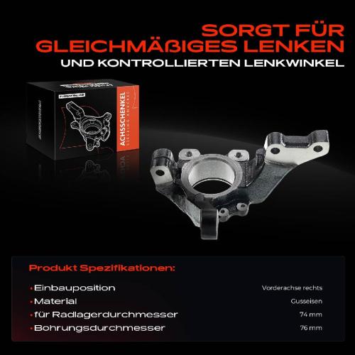 1x Achsschenkel Radaufhängung Vorderachse Rechts für Opel Vectra B Vauxhall Vectra 1995-2002 Bild 1x Achsschenkel Radaufhängung Vorderachse Rechts für Opel Vectra B Vauxhall Vectra 1995-2002