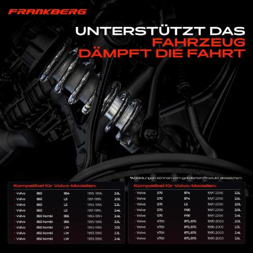 2x Fahrwerksfeder Hinterachse für Volvo 850 854 LS 855 LW S70 874 LS P80 V70 875 876 1991-2000 Bild 2x Fahrwerksfeder Hinterachse für Volvo 850 854 LS 855 LW S70 874 LS P80 V70 875 876 1991-2000