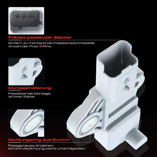 1x Kurbelwellensensor Impulsgeber für Citroën C4 C5 DS Jumpy Peugeot 308 508 3008 Expert 2.0L Bild 1x Kurbelwellensensor Impulsgeber für Citroën C4 C5 DS Jumpy Peugeot 308 508 3008 Expert 2.0L