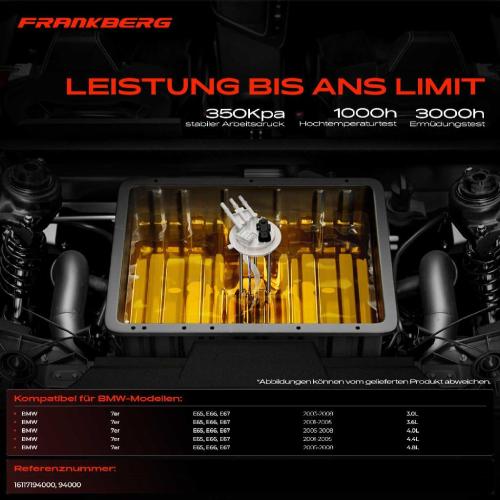 1x Kraftstoffpumpe für BMW 7er E65 E66 E67 3.0L 3.6L 4.0L 4.4L 4.8L 2001-2008 Bild 1x Kraftstoffpumpe für BMW 7er E65 E66 E67 3.0L 3.6L 4.0L 4.4L 4.8L 2001-2008