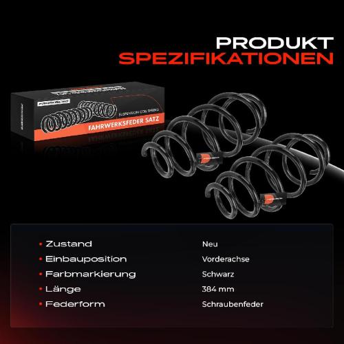 Frankberg 2x Fahrwerksfeder Vorderachse für Chevrolet Cruze J300 Opel Astra J Saab Bild Frankberg 2x Fahrwerksfeder Vorderachse für Chevrolet Cruze J300 Opel Astra J Saab