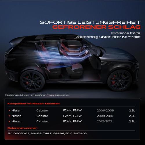 Frankberg 1x Klimakompressor für Nissan Cabstar F24M F24W 2.5L 2006-2012 Bild Frankberg 1x Klimakompressor für Nissan Cabstar F24M F24W 2.5L 2006-2012