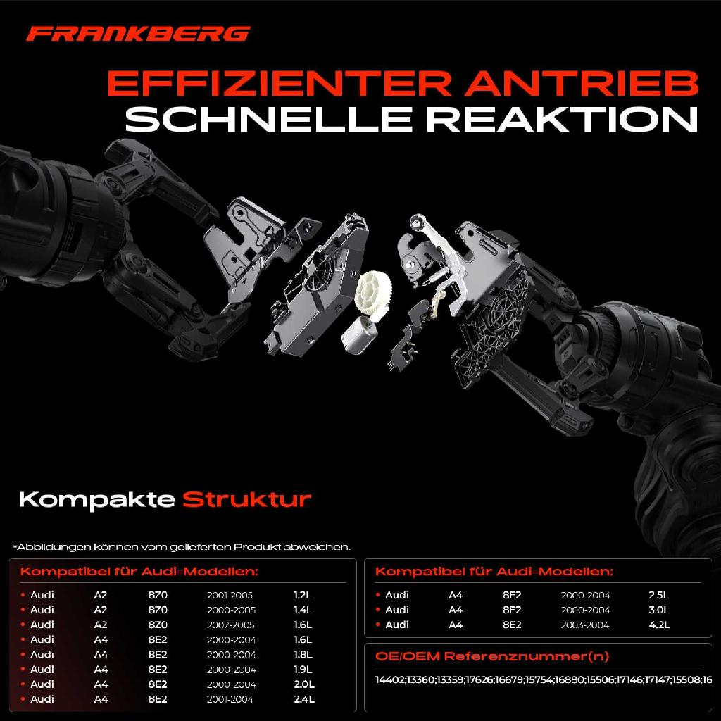 1x Türschloss Fahrzeugheckklappe für Audi A2 8Z0 A4 8E2 B6