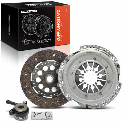 Frankberg 1x Kupplungssatz für VW Golf Cabriolet Polo Classic Bora Variant Passat New Beetle Vento Audi A1 Seat Skoda Bild Frankberg 1x Kupplungssatz für VW Golf Cabriolet Polo Classic Bora Variant Passat New Beetle Vento Audi A1 Seat Skoda