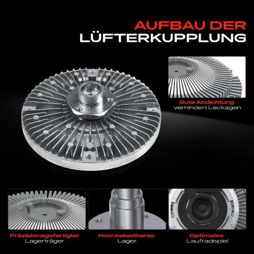 1x Lüfterkupplung Kühlerlüfte für VW Passat Audi A4 A6 Avant Skoda Superb I Bild 1x Lüfterkupplung Kühlerlüfte für VW Passat Audi A4 A6 Avant Skoda Superb I