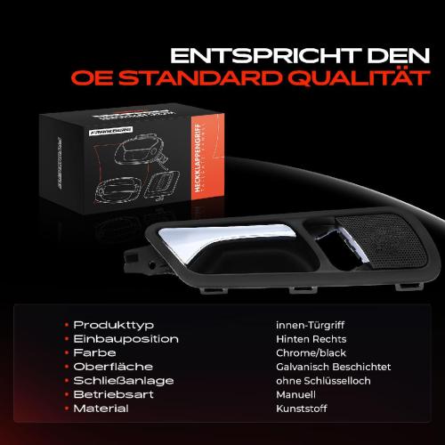 1x Türgriff Hinten Rechts innen für VW Passat Variant 1.4L 1.6L 1.8L 1.9L 2.0L 3.2L 3.6L 2005-2011 Bild 1x Türgriff Hinten Rechts innen für VW Passat Variant 1.4L 1.6L 1.8L 1.9L 2.0L 3.2L 3.6L 2005-2011