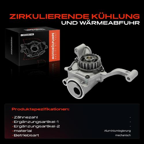 Frankberg 1x Ölpumpe für Ford Focus B-Max C-Max Fiesta Ecosport Grand C-Max Mondeo Bild Frankberg 1x Ölpumpe für Ford Focus B-Max C-Max Fiesta Ecosport Grand C-Max Mondeo