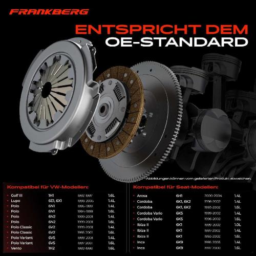 1x Kupplungssatz für VW Golf III Polo Classic Variant Caddy MPV Kasten/MPV Lupo Vento Seat Arosa Cordoba Vario Bild 1x Kupplungssatz für VW Golf III Polo Classic Variant Caddy MPV Kasten/MPV Lupo Vento Seat Arosa Cordoba Vario