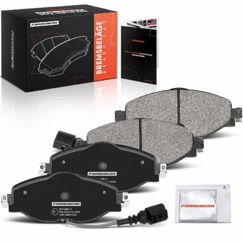 Frankberg 4x Bremsbeläge Vorderachse für VW Arteon Shooting Brake Caddy Alltrack MPV Golf VII Tiguan Audi A3 Cabriolet Bild Frankberg 4x Bremsbeläge Vorderachse für VW Arteon Shooting Brake Caddy Alltrack MPV Golf VII Tiguan Audi A3 Cabriolet