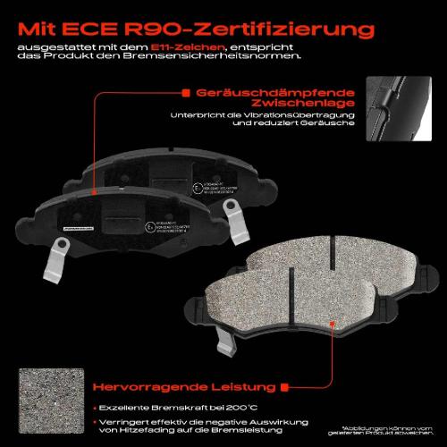 4x Bremsbeläge Vorderachse für Opel Agila (A) Subaru Justy III Suzuki Ignis II 2000-2025 Bild 4x Bremsbeläge Vorderachse für Opel Agila (A) Subaru Justy III Suzuki Ignis II 2000-2025