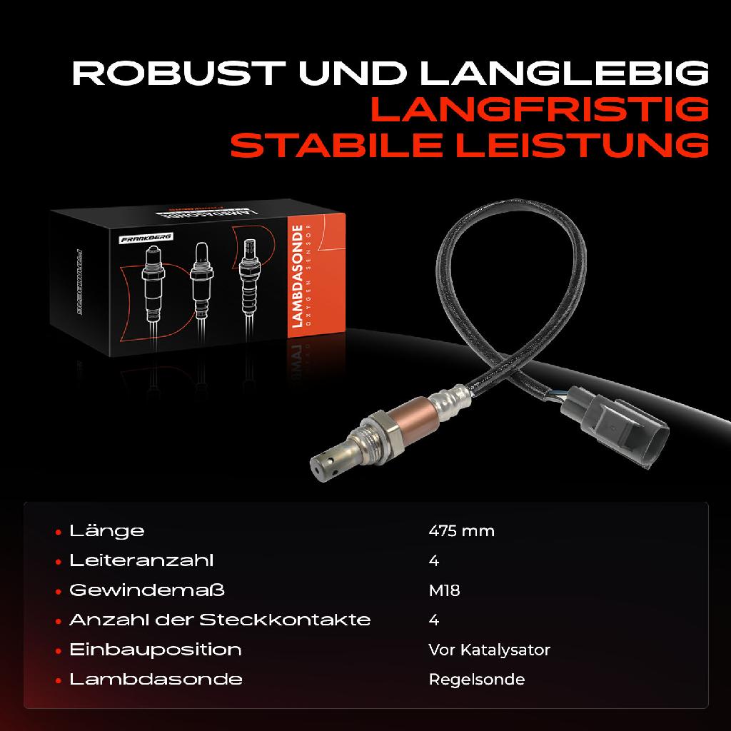 1x Lambdasonde Regelsonde Vor Katalysator für Volvo S60 S80 S90 V40 V60 V70 XC60 XC70 XC90