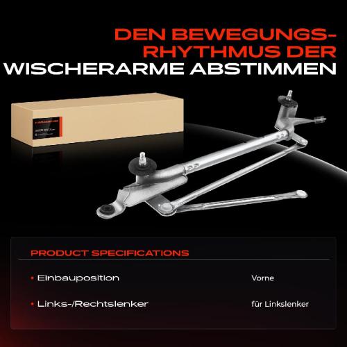 1x Wischergestänge Vorne für Nissan X-Trail T31 2.0L 2.5L 2007-2014 Bild 1x Wischergestänge Vorne für Nissan X-Trail T31 2.0L 2.5L 2007-2014