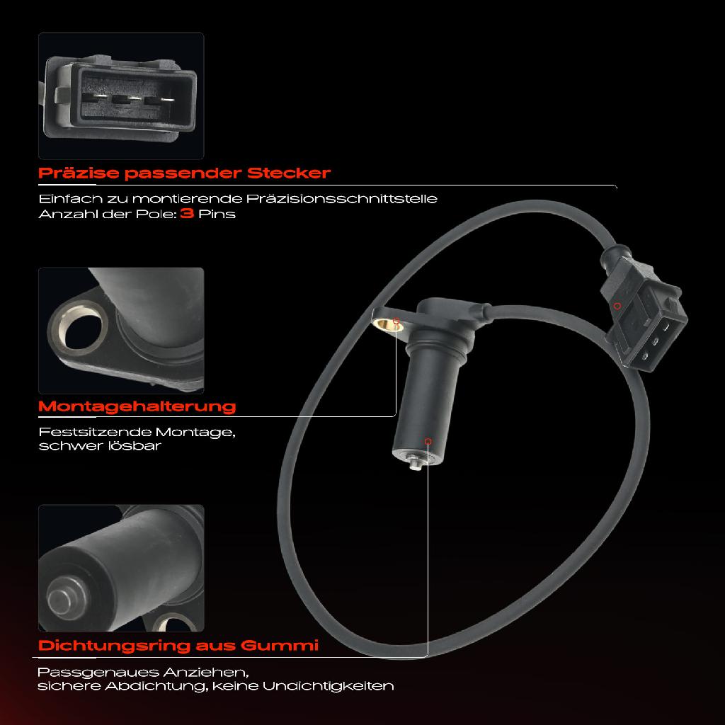 1x Kurbelwellensensor Impulsgeber für VW Golf III IV Polo 6N Passat 3B Audi A4 8D A6