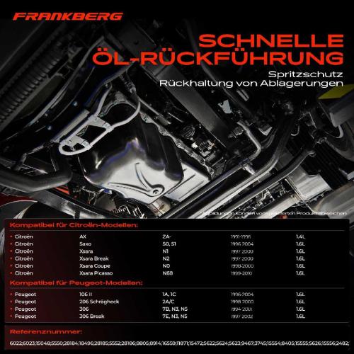 1x Ölwanne Motorölwanne für Citroën Xsara AX Saxo Peugeot 106 206 306 1.4L 1.6L Bild 1x Ölwanne Motorölwanne für Citroën Xsara AX Saxo Peugeot 106 206 306 1.4L 1.6L