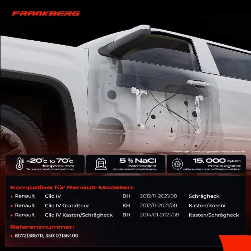 Frankberg 1x Fensterheber Vorne Links für Renault Clio IV BH Grandtour Bild Frankberg 1x Fensterheber Vorne Links für Renault Clio IV BH Grandtour