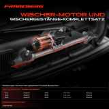 Frankberg 1x Wischerarm Scheibenwischer Vorne für Tesla Model S 5YJS Bj ab 2012