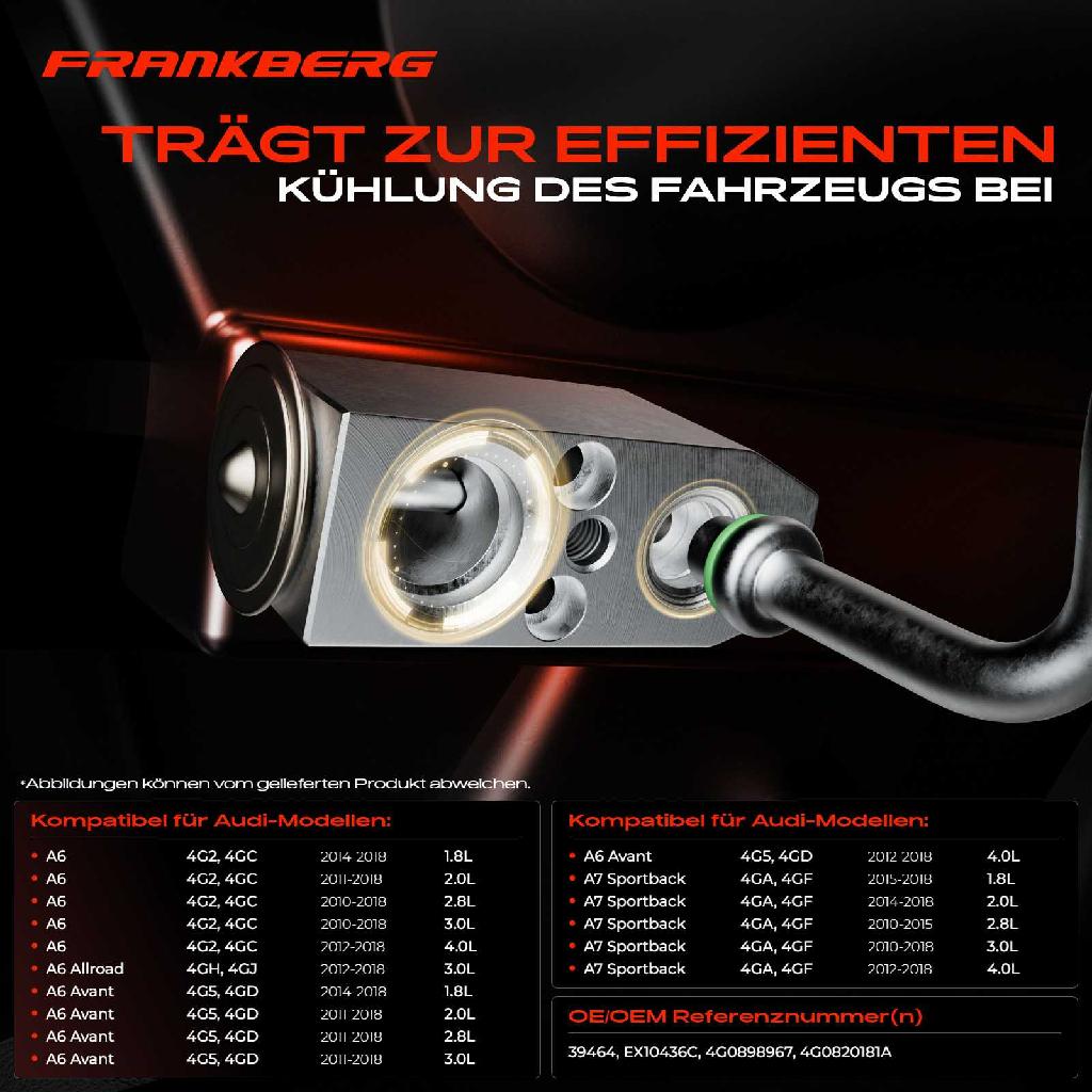 1x Expansionsventil Klimaanlage für Audi A6 4G2 4GC 4GH 4G5 4GD A7 Sportback 4GA