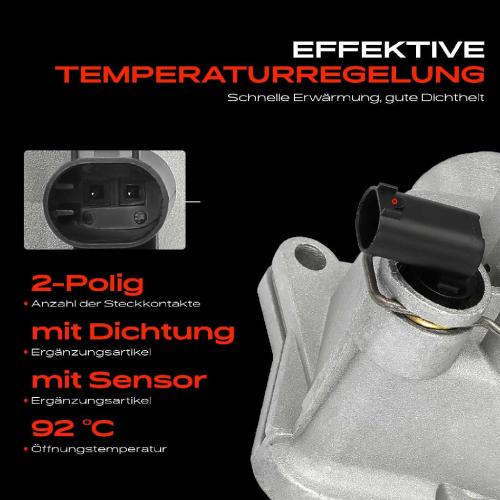 Frankberg 1x Thermostat Kühlmittel für Mercedes-Benz C-Klasse W203 S203 W210 S210 CLK Bild Frankberg 1x Thermostat Kühlmittel für Mercedes-Benz C-Klasse W203 S203 W210 S210 CLK