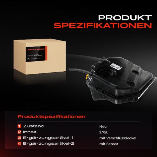 1x Ausgleichsbehälter Kühlmittelbehälter für VW Touareg Audi Q7 Porsche Cayenne Bild 1x Ausgleichsbehälter Kühlmittelbehälter für VW Touareg Audi Q7 Porsche Cayenne
